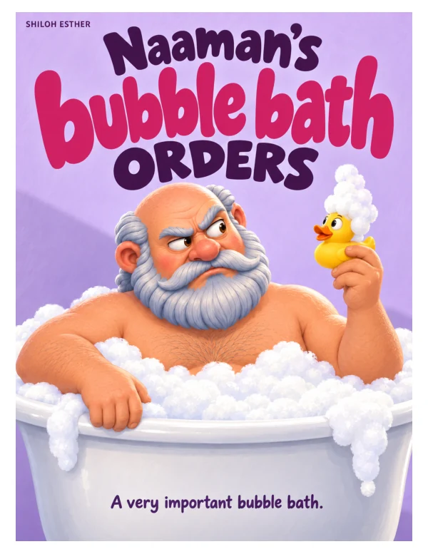 Naaman’s Bubble Bath Orders activity pack cover