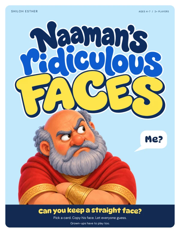 Naaman’s Ridiculous Faces activity pack cover